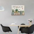 thumbnail image 3 of Farmhouse Succulent Wall Art Rustic Succulent Pictures Decor God Says You Are Bible Verse Canvas Painting Modern Unframed Prints Artwork for Home Bathroom Bedroom Living Room, 3 of 3