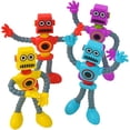 thumbnail image 1 of YOPTOP Bendable Robot, Assorted Colors and Styles -12 Pack- Party Favor, Accessory, Goody Bags, Prizes, Piñatas, Carnivals, 1 of 5