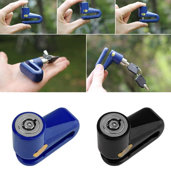 Vnanda Motorcycles Disc Brake Lock,Bicycles Disc Lock, Anti Theft Motorbike Security Wheel Disk Lock for Motor Bike Electromobile Electric Car