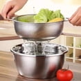 thumbnail image 3 of Ludlz Drain Basket Stainless Steel Colander Sturdy Handles Fruit Vegetable Washing Basket for Home Kitchen, 3 of 8