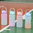 thumbnail image 4 of Cameland Water Bottle with Time Marker Large 70oz BPA Free No Sweat Sleeve Leak Proof Gym Bottle with Fruit Infuser Strainer, School Supplies for Fitness Sports & Outdoors, 4 of 4