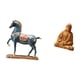 thumbnail image 5 of Figura de caballo de pie con forma de Corazón de Jesús, decoración Fengshui, estatua para escritorio, sala de estar, estantería, pasillo, dorm, 5 of 8
