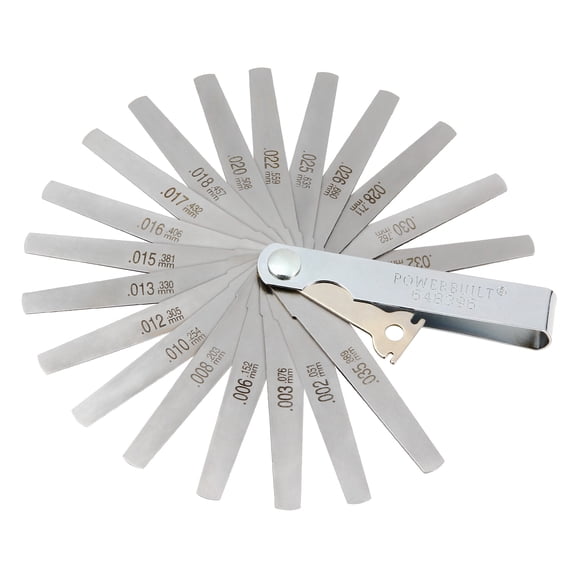 Powerbuilt 20-Blade Tune-Up Gauge - 648396