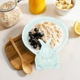 thumbnail image 6 of Easter Bunny Bowl Ceramic Candy Dish Appetizer Serving Platter Mini Plates Bowls Fruit, 6 of 6