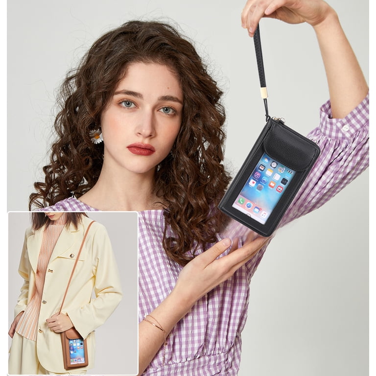 FALAN MULE Cell Phone Crossbody Wallet, RFID Blocking photo 4