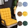 thumbnail image 7 of Thickened Rocking Chair Cushion 18x33in Conjoined Seat Back Support Breathable Fabric Home Office Recliner Mat, 7 of 7