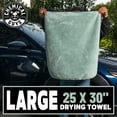 thumbnail image 3 of Chemical Guys MIC529 Ultimate Super Plush Drying Towel, Olive Green, 1 Piece, (25"x30"), 3 of 12