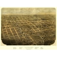 thumbnail image 2 of Ruger 24x19 Black Ornate Wood Framed with Double Matting Museum Art Print Titled - Albion Michigan - Ruger 1868, 2 of 4