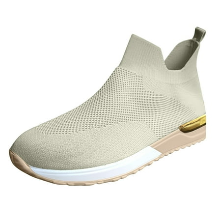 

Follure Girl women s casual shoes Women Outdoor Mesh Solid Color Sports Shoes Runing Breathable Shoes Sneakers Khaki 37