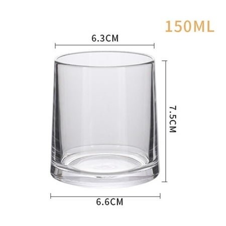 

Plastic Stemware Wine Glass Unbreakable Transparent Goblet Clear Impid