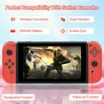 thumbnail image 2 of Switch Controller for Nintendo Switch, Switch Remote Control supports Dual Vibration/Motion Control/Screenshot/Wake-up, Red, 2 of 7