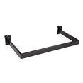 thumbnail image 2 of NAHANCO EMABR81 Rectangular Tubing "U" Hang Rail for Slatwall, 22"W-Black, 2 of 4