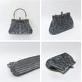 thumbnail image 6 of MMYGU 1920s Vintage Beaded Evening Bag for Women Pearl Clutch Bag Sequin Handbag Bridal Wedding Purse, 6 of 6