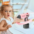 thumbnail image 6 of GoGonova Cordless Hot Glue Gun, 15s Fast Preheating with 25 Pcs Premium Mini Glue Sticks, USB-C Rechargeable, 5Ah Battery, Pink, 6 of 8
