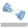 thumbnail image 3 of Uxcell 15 Min Sand Timer, 1Pcs 5.26 x 2.53inch Small Sandy Clock, Count Down Sand Glass, Blue, 3 of 5