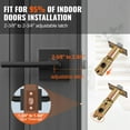 thumbnail image 3 of VEVOR Passage Door Matte Black Handle Door Lever Left or Right Handing Reversible Lever Non-Locking 5 Pack, 3 of 5