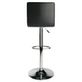 thumbnail image 2 of Winsome Spectrum High-back Adjustable Swivel Stool, Black & Chrome - 93145, 2 of 9