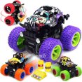 thumbnail image 1 of Toy Monster Trucks CozyBomb, con motor de fricción, 3 años o más, paquete de 4, 1 of 6