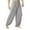 Gray, variant on Men's Pants Casual Beach Loose Trousers Elastic Waist Yoga Pants Lightweight Outdoor Sweatpants