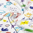thumbnail image 3 of Manta de Maternidad diseño de Garabatos con Protección de 360° para Amamantar Delantal Privacidad para Recién Nacido, 3 of 5