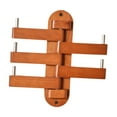 thumbnail image 2 of deevoka Wall Mounted Coat Hooks Minimalist Wood Wall Hooks for Scarves Bag Apartment Cherry wood, 2 of 9