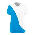 thumbnail image 5 of Otvok Women's Oversized V-neck Short Sleeve Summer Base Shirt Sports T-shirt Trendy Loose Workout Tee, 5 of 6