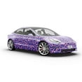thumbnail image 6 of Rwraps Colorful Cobblestone Indigo Matte Vinyl Film Wrap 59in x 18ft Vinyl Vehicle Car Film Sheet, 6 of 9