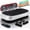 White, variant on Lifepro Waver Mini Vibration Plate 260lbs, Vibrating Plate for Exercise, Lymphatic Drainage, Full Body Workout, 99 Speeds, 200W Motor, 9 Modes, Resistance Bands, Blue