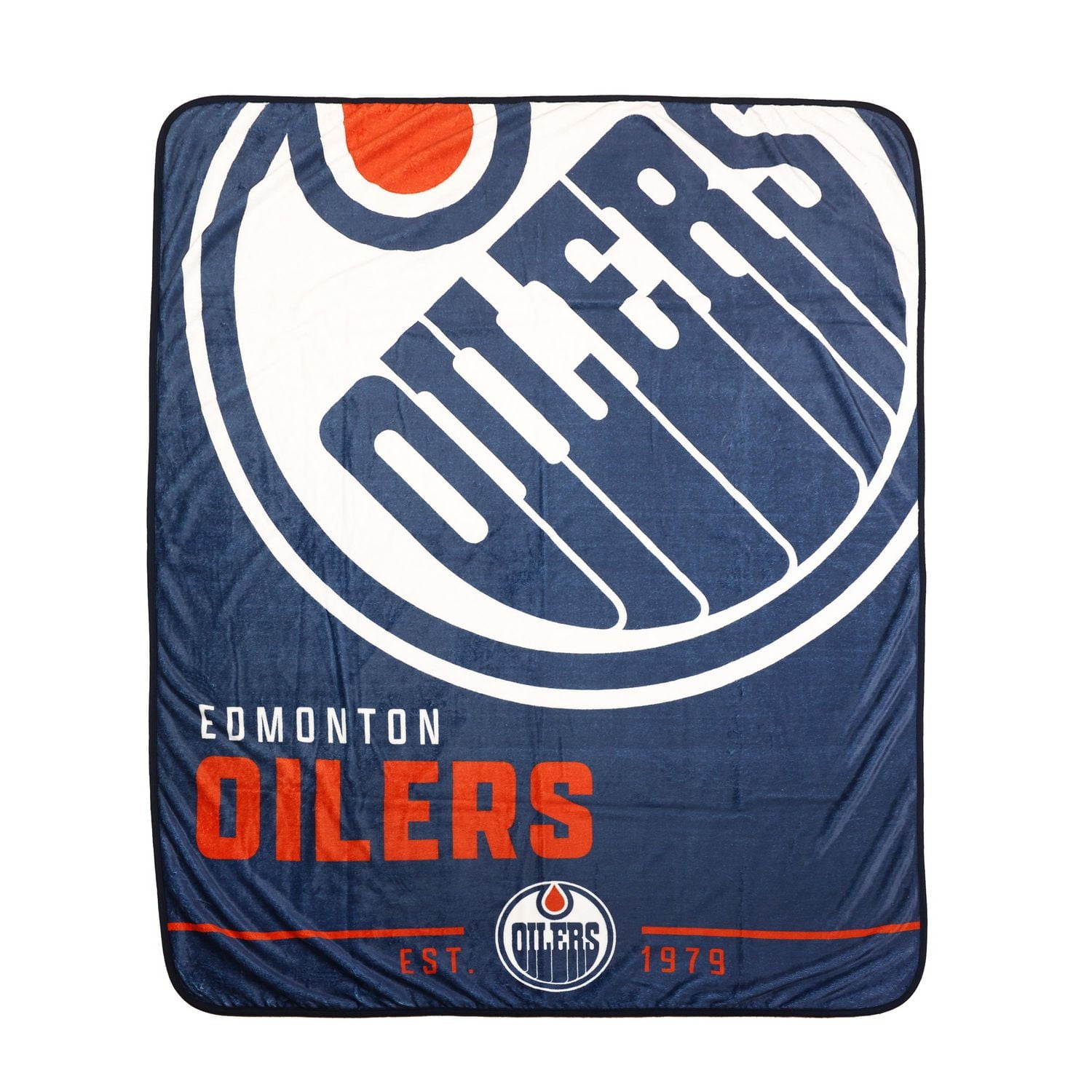 NHL Edmonton Oilers Plush Throw Blanket, 50" x 60"