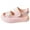 Pink, variant on UngA Kids Sandals Girls Girls Sandals Summer Open Toe Flats Shoes Dress Sandals for Toddler Little Kid Big Kid Princess Shoes(Beige,Size 11)