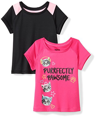 Spotted Zebra Boys and Toddlers' Short-Sleeve V-Neck T-Shirts Multipacks