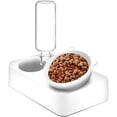 thumbnail image 2 of Cuencos elevados para comida para gatos, cuenco automático de comida y dispensador de agua para gatos y perros, juego de cuencos para comida para gatos con ángulo ajustable inclinado de 15° para, 2 of 8