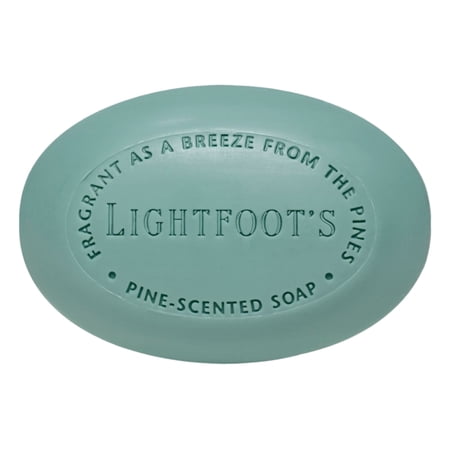 Lightfoot's Pine Athletic Soap, All Natural Men's Body Bar, 5.8 oz