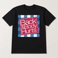 thumbnail image 3 of Back & Body Hurts Graphic T-Shirt, Unisex Classic Fit Short Sleeve Tee, 3 of 9