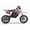 Red/White, variant on SYX MOTO VK 58cc 4-Stroke Gas Powered Mini Dirt Bike for Kids, Fully Automatic Youth Off-Road Motorcycle with Speed Governor, Pull Start, Blue/White