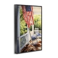 thumbnail image 3 of Stupell Industries Rustic Lodge Vintage American Porch Black Framed Giclee Art, 12 x 18, by Petals Prints Design, 3 of 8
