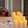 thumbnail image 3 of Set de 24 velas impermeables sin llama para exteriores YOROXRG, 3 of 8
