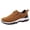 Khaki, variant on Dakaela Men's Slip on Loafers Waterproof Hiking Outdoor Walking Shoes Comfortable Suede Casual Work Shoes with Arch Support Black,9