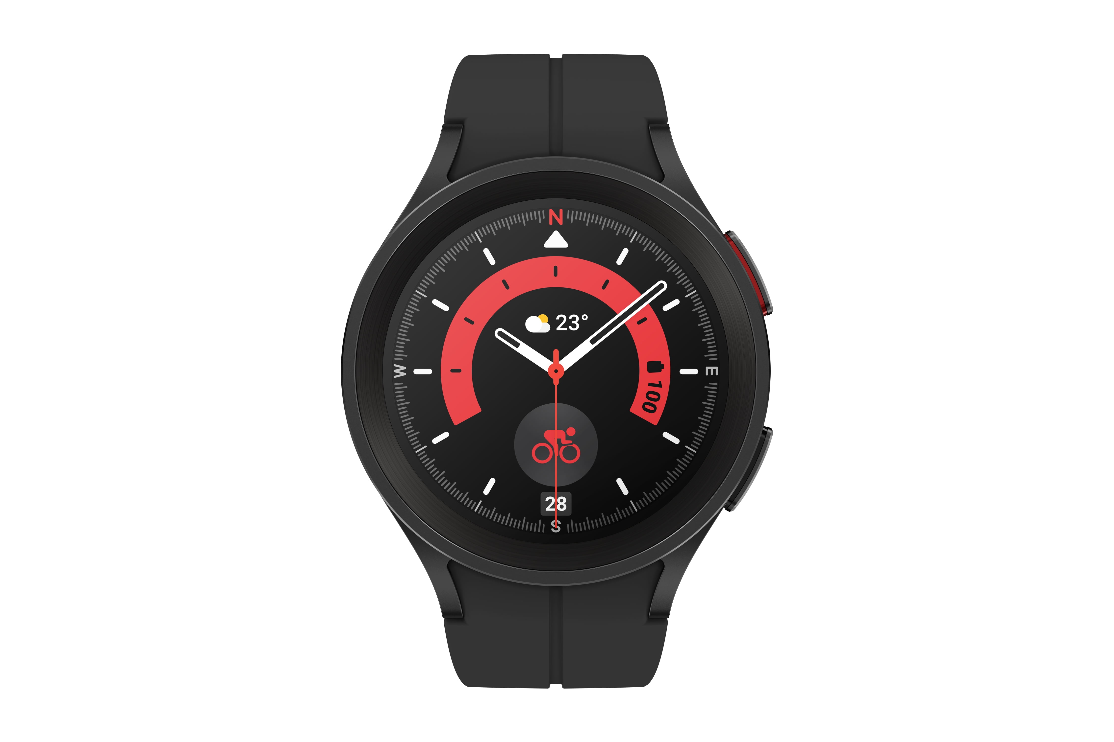 Samsung Galaxy Watch5 Pro 45mm LTE - Black Titanium - Walmart.com