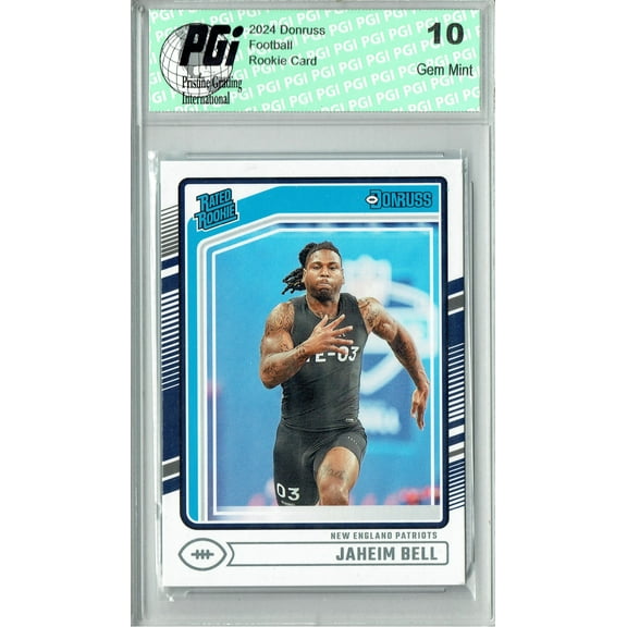 Jaheim Bell 2024 Donruss #337 Football Rookie Card PGI 10