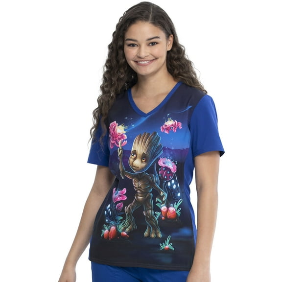 Tooniforms V-Neck Female Medical Scrub Top TF627