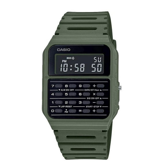 Reloj CASIO CA-53WF-3BCF Calculadora Hora Dual-Verde verde 34 mm Casio CA-53WF-3BCF