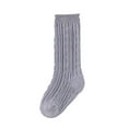 thumbnail image 2 of ITFABS Kids Knitting Socks Spring Summer Sports Over-Knee Solid Color Wear, 2 of 3