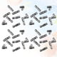 thumbnail image 2 of 50pcs 5x25 Heavy Duty bisagra cilíndrica bisagras del resorte metal creativo Bisagra para caja de joyería (plata), 2 of 3