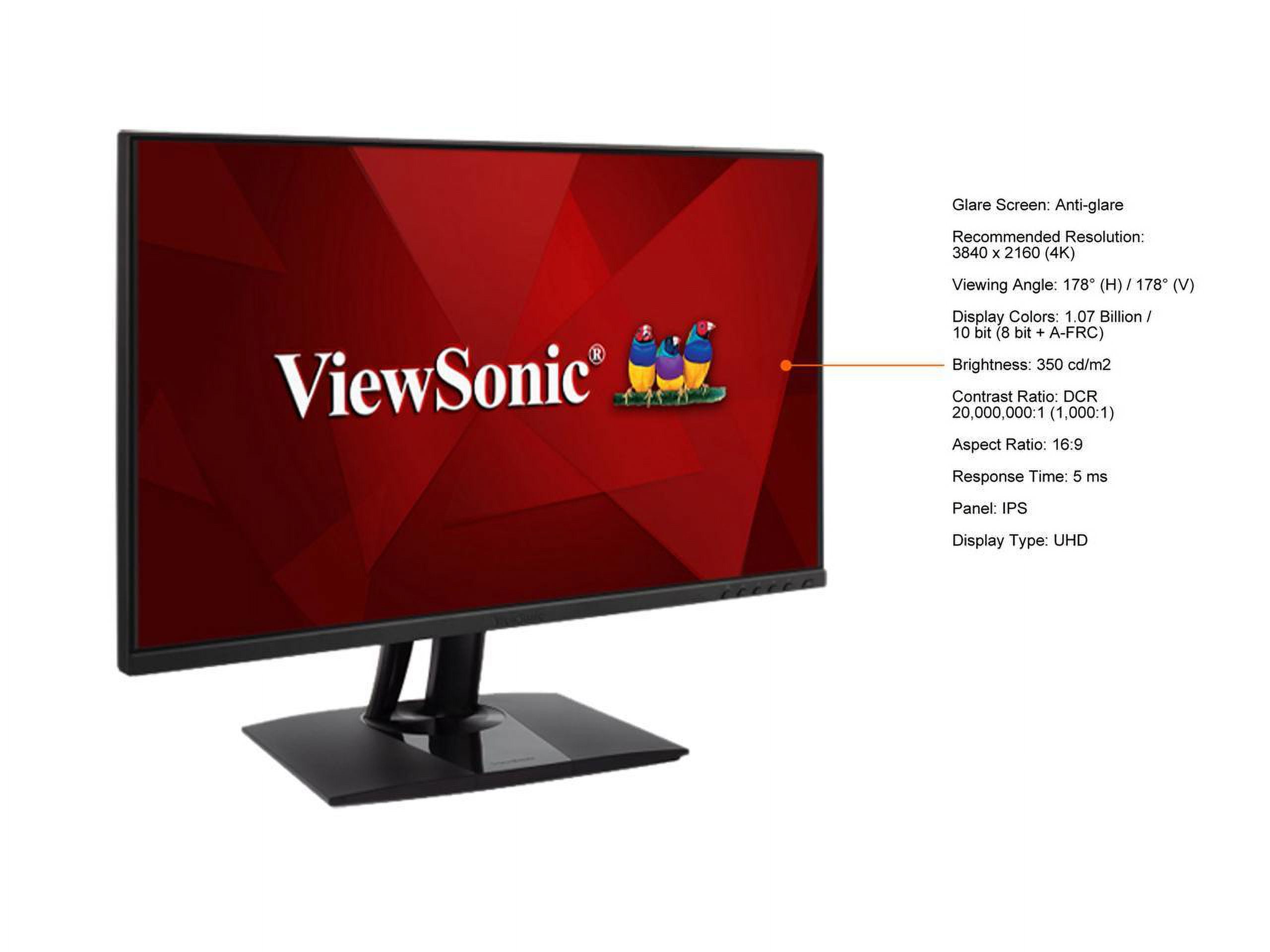 ViewSonic VP2756-4K - 27 4K UHD Professional Graphic Design