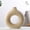 Circle Beige Medium, variant on Yideduan round ceramic vase, Instagram-worthy creative and unique entryway decoration, hydroponic, minimalist ornament, best-selling cross-border e-commerce item.