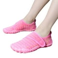 thumbnail image 3 of Gubotare Water Shoes for Toddlers Water Shoes Kids Lightweight Aqua Socks Barefoot Quick Dry Hiking Walking Sneakers Slip On Sandals for Beach Pool Swim (Little Kid/Big Kid) (Pink,Big Kids 1), 3 of 7