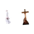 thumbnail image 1 of Figura De Niña De Cerámica, Estatua De Dama De Porcelana, Escultura Católica Religiosa Sagrada, Adorno Decorativo Moderno, Artesanías Para Estante, Porche, Armario, Escritorio, Dormitorio,, 1 of 8