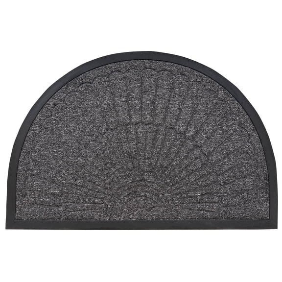 Superio Non-Slip Doormat for Entry, 24" x 35", Waterproof, Half Round - 24" x 35"