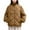 Brown, variant on Winter Jackets For Women Waffle Plaid Jacket Lightweight Solid Color Warm Thermal Long Sleeves Winter Fashion Comfortable Outerwear Coat Water-Resistant Daily Essentials